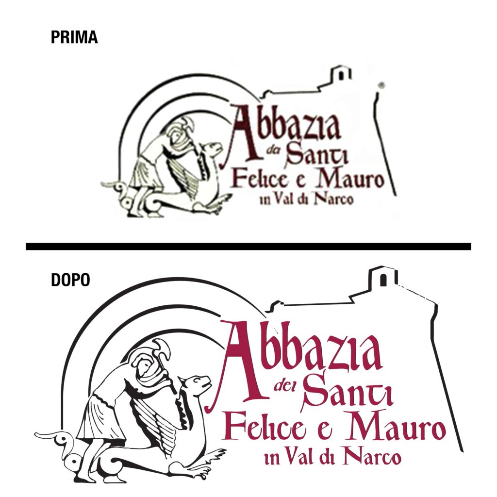 LOGO ABBAZIA PRIMA E DOPO min