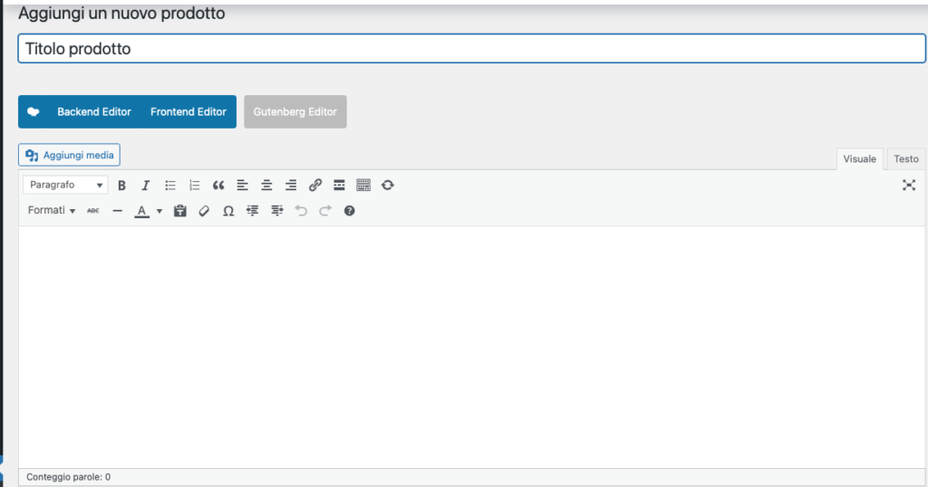 Come inserire un "prodotto semplice" in vendita nel tuo e-commerce 2 Schermata 2021 03 31 alle 13.39.37