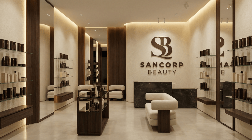 Interno negozio SANCORP BEAUTY