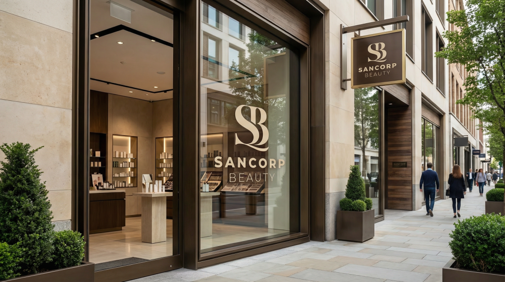 Vetrina negozio SANCORP BEAUTY